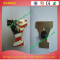 Millitary zinc alloy souvenir lapel pins with epoxy done